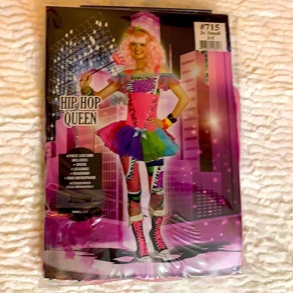 Hip Hop Queen Costume Juniors Small 3-5 - Picture 1 of 4